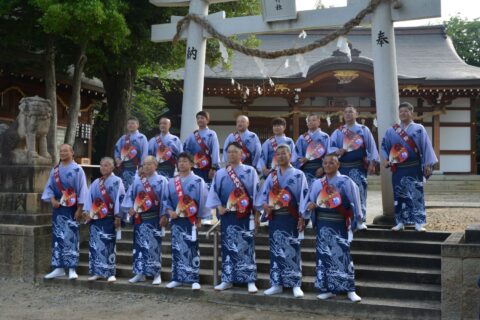 八木祭礼年番　役務完遂祈願